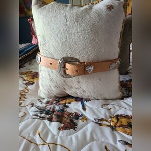 Leather Shop Heart Concho Belt